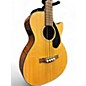 Used 2022 Fender CB-60SE Worn Natural Acoustic Bass Guitar