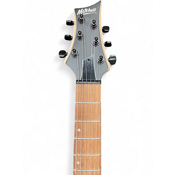 Used Mitchell MM100 Mini Walnut Solid Body Electric Guitar