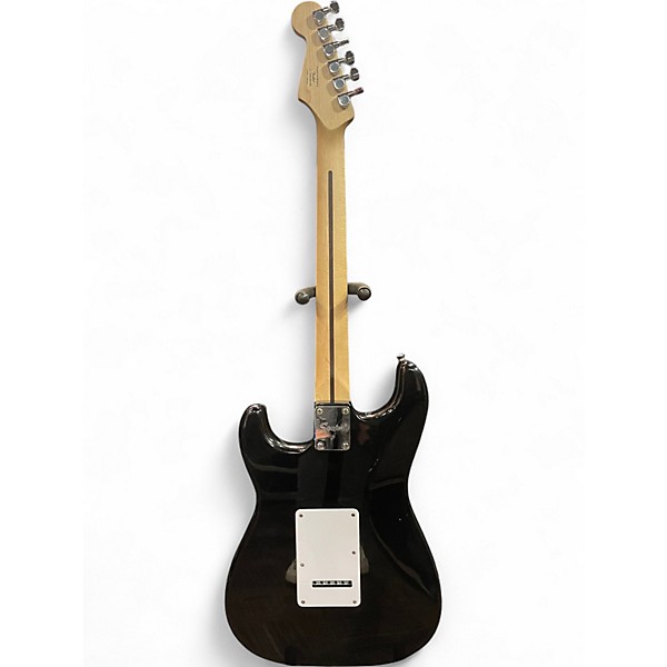 Used Squier Affinity Stratocaster Black and White Solid Body Electric Guitar