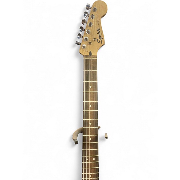 Used Squier Affinity Stratocaster Black and White Solid Body Electric Guitar