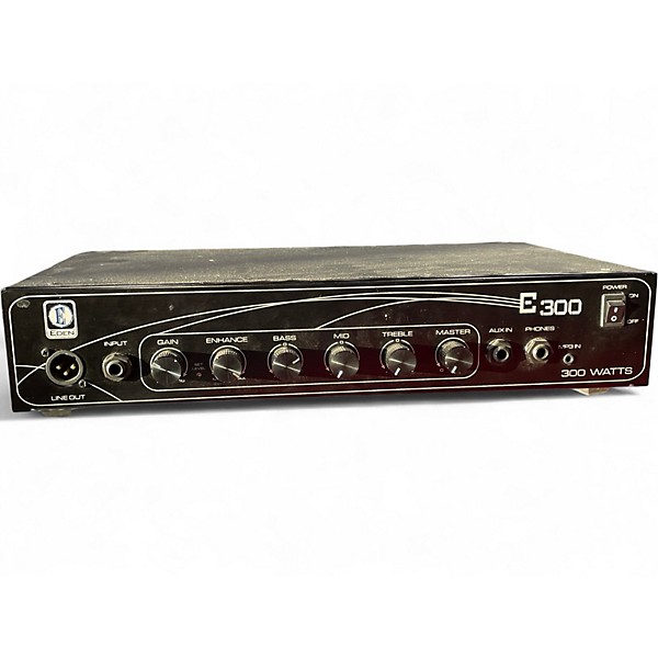Used Eden E300 300W Bass Amp Head
