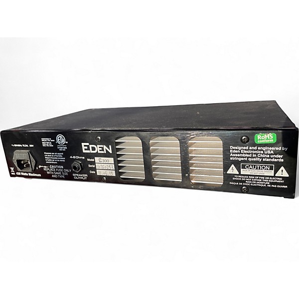 Used Eden E300 300W Bass Amp Head