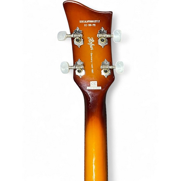Used Hofner HIBBSBO1 Violin Sunburst Electric Bass Guitar