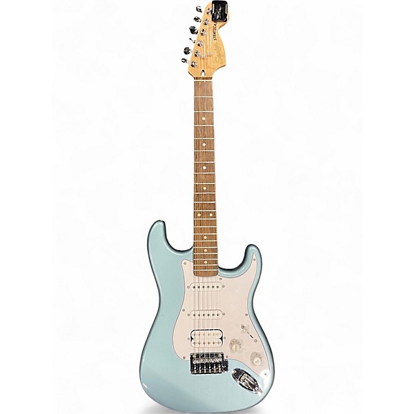 Used Squier Stratocaster HSS Blue Solid Body Electric Guitar