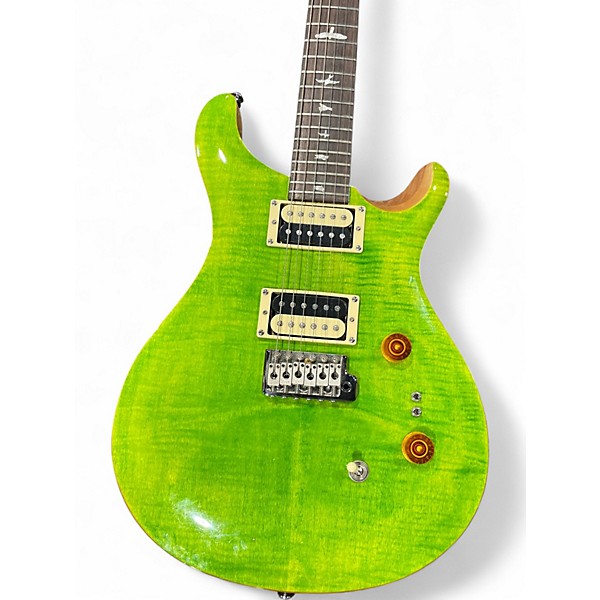 Used PRS SE Custom 24 Green Solid Body Electric Guitar