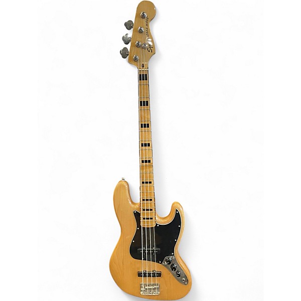Used Squier Classic Vibe 70s Jazz Bass Natural Electric Bass Guitar