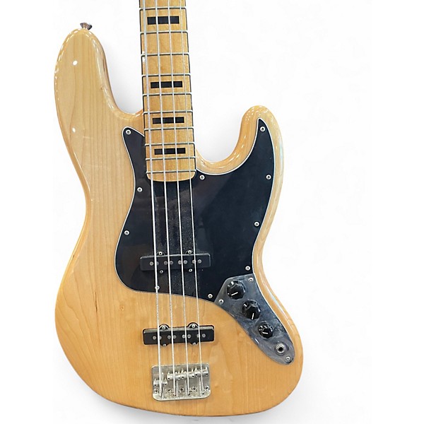Used Squier Classic Vibe 70s Jazz Bass Natural Electric Bass Guitar