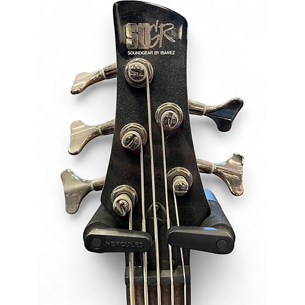 Used Ibanez SR305 5 String Metallic Black Electric Bass Guitar