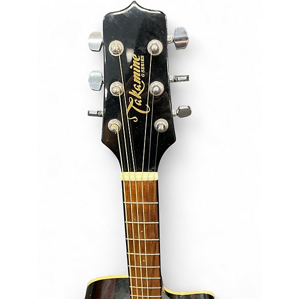 Used Takamine EG531SC Black Acoustic Electric Guitar