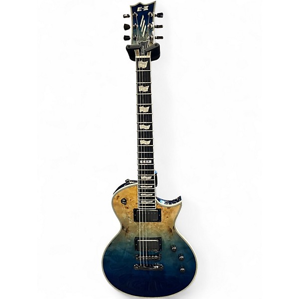Used ESP E-II Eclipse Trans Blue Solid Body Electric Guitar