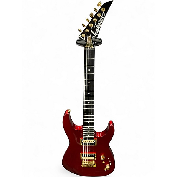Used Jackson JS11 Candy Apple Red Solid Body Electric Guitar