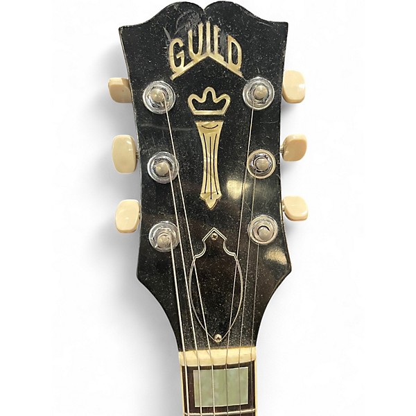 Used 1960s Guild T100 Sunburst Hollow Body Electric Guitar