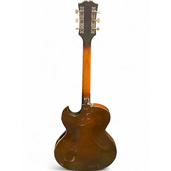Used 1960s Guild T100 Sunburst Hollow Body Electric Guitar