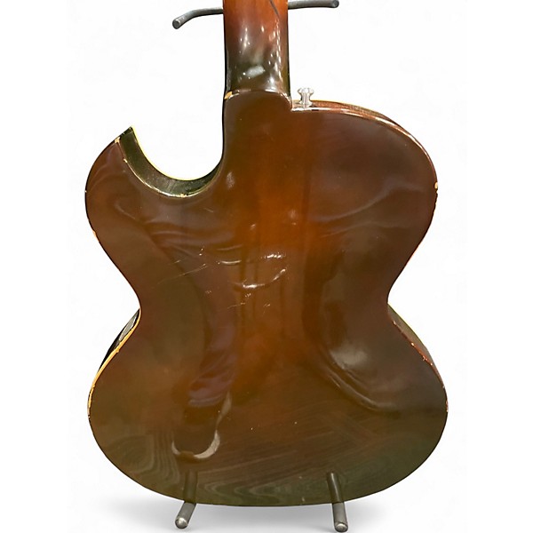 Used 1960s Guild T100 Sunburst Hollow Body Electric Guitar