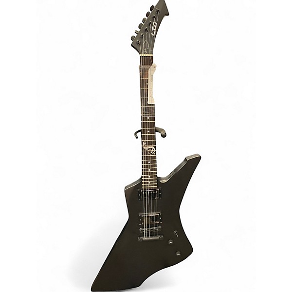 Used ESP LTD James Hetfield Snakebyte Black Solid Body Electric Guitar