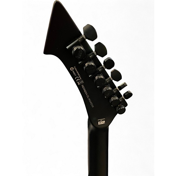 Used ESP LTD James Hetfield Snakebyte Black Solid Body Electric Guitar