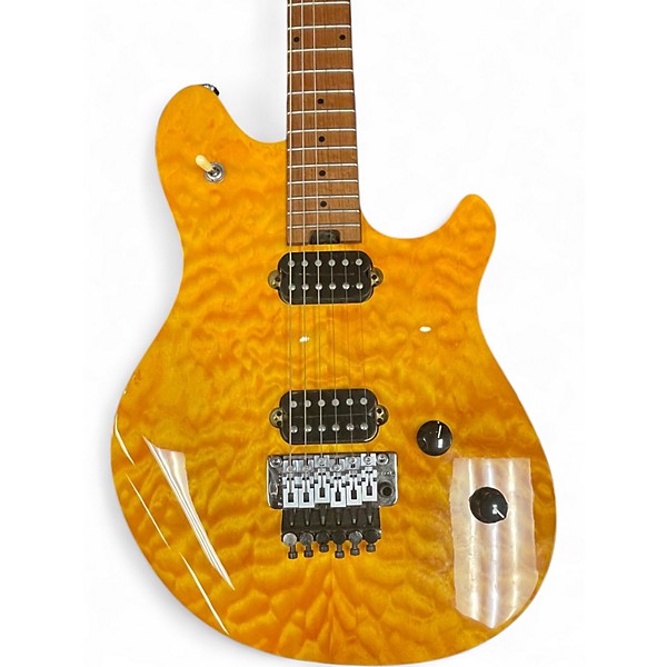 Used EVH Wolfgang Standard Trans Amber Solid Body Electric Guitar