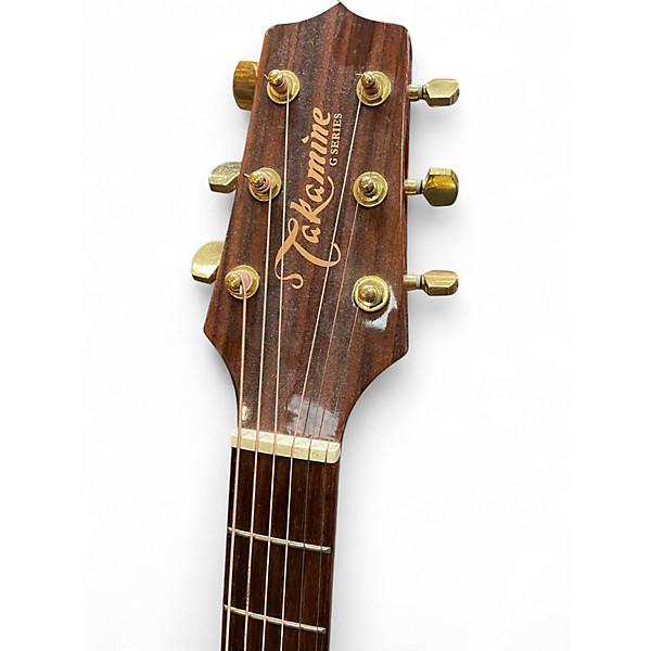 Used Takamine EG444C Orange Acoustic Electric Guitar