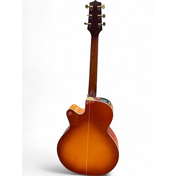 Used Takamine EG444C Orange Acoustic Electric Guitar