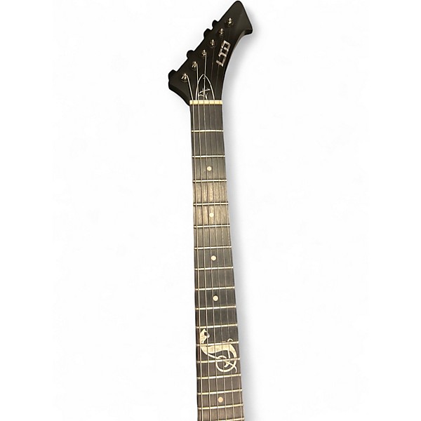 Used ESP LTD James Hetfield Snakebyte Black Solid Body Electric Guitar