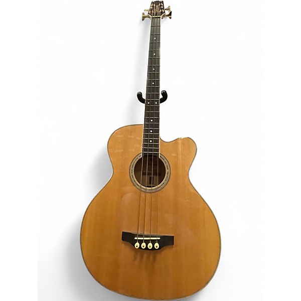 Used Takamine GB72CE Natural Acoustic Bass Guitar