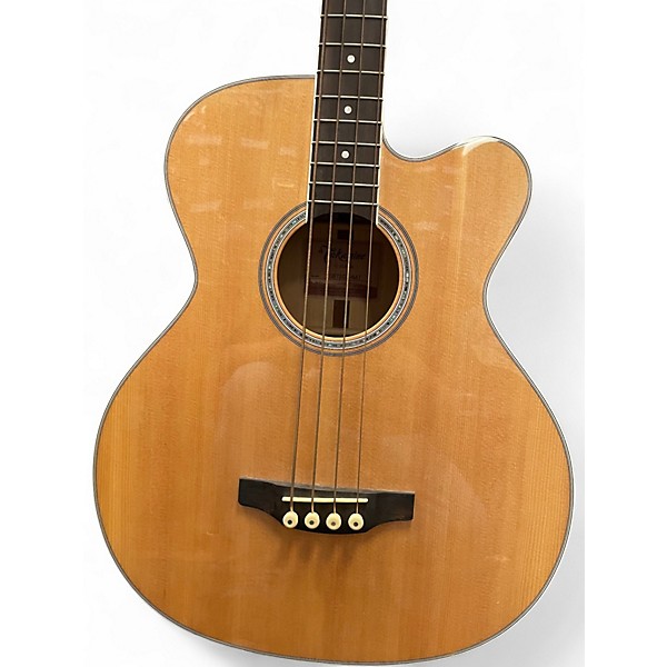 Used Takamine GB72CE Natural Acoustic Bass Guitar