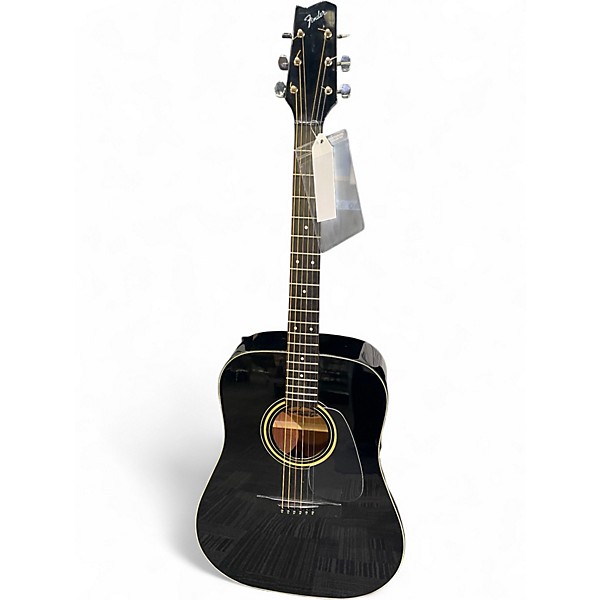 Used Fender Gemini 3 Black Acoustic Guitar