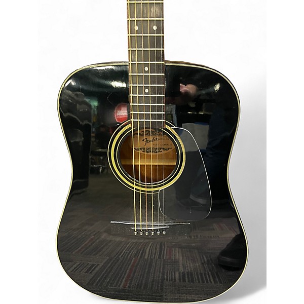 Used Fender Gemini 3 Black Acoustic Guitar