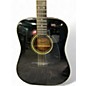 Used Fender Gemini 3 Black Acoustic Guitar