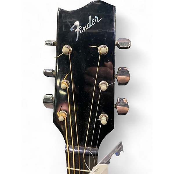Used Fender Gemini 3 Black Acoustic Guitar