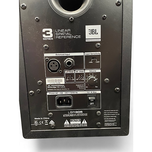 Used JBL LSR305 Powered Monitor