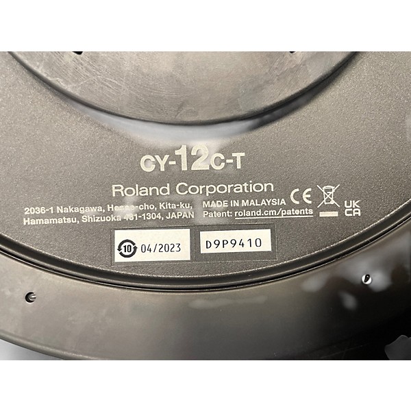 Used Roland CY-12C-T Crash Cymbal Electric Cymbal
