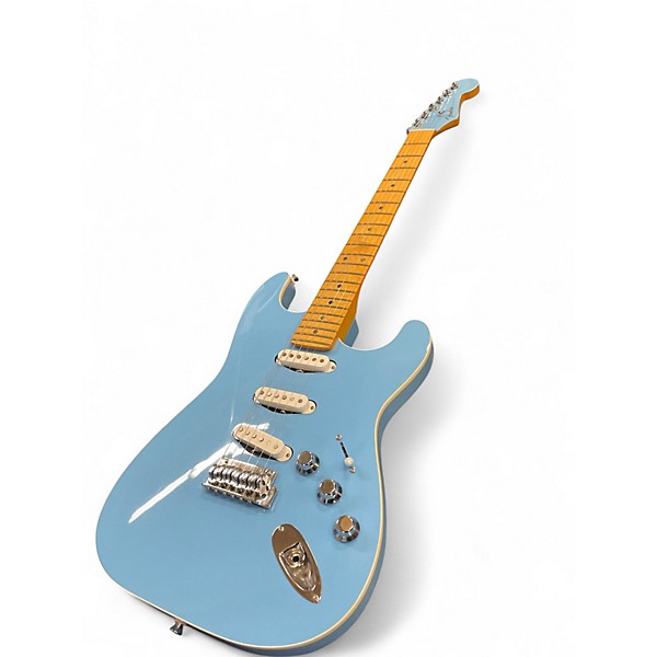 Used Fender Aerodyne Special Stratocaster Blue Solid Body Electric Guitar