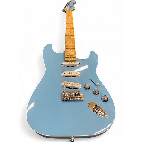 Used Fender Aerodyne Special Stratocaster Blue Solid Body Electric Guitar