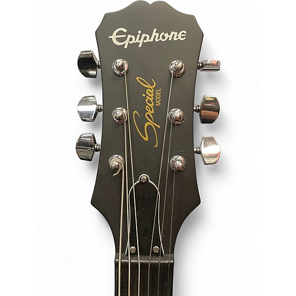 Used Epiphone Les Paul Special Satin Black Solid Body Electric Guitar