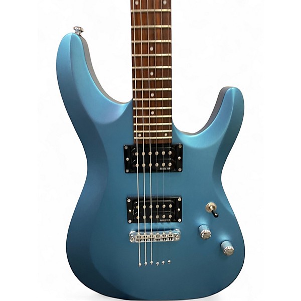 Used Schecter Guitar Research C-6 DELUXE Blue Solid Body Electric Guitar