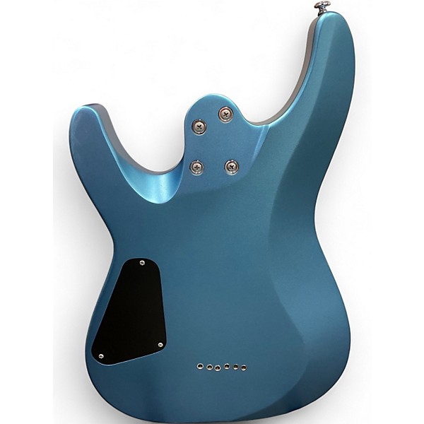 Used Schecter Guitar Research C-6 DELUXE Blue Solid Body Electric Guitar