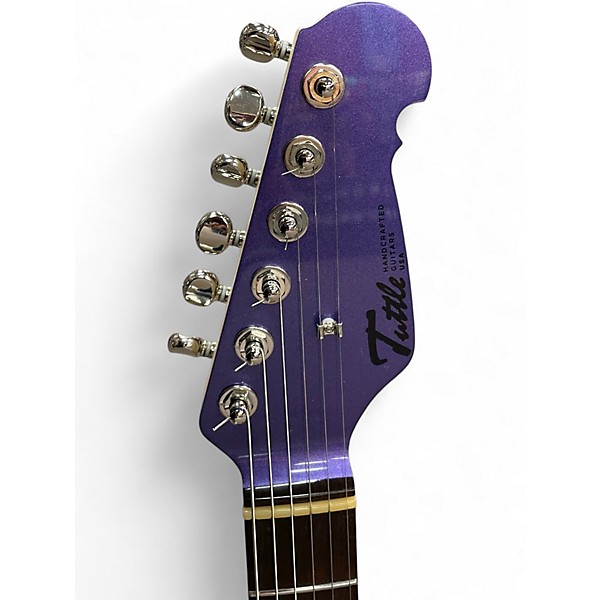 Used Michael Tuttle Tuned S Purple Solid Body Electric Guitar
