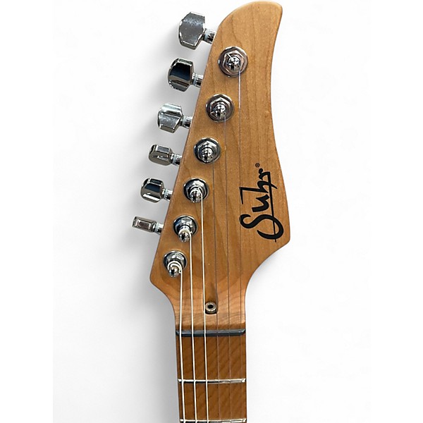 Used Suhr Andy Wood SS Modern T Silver Solid Body Electric Guitar