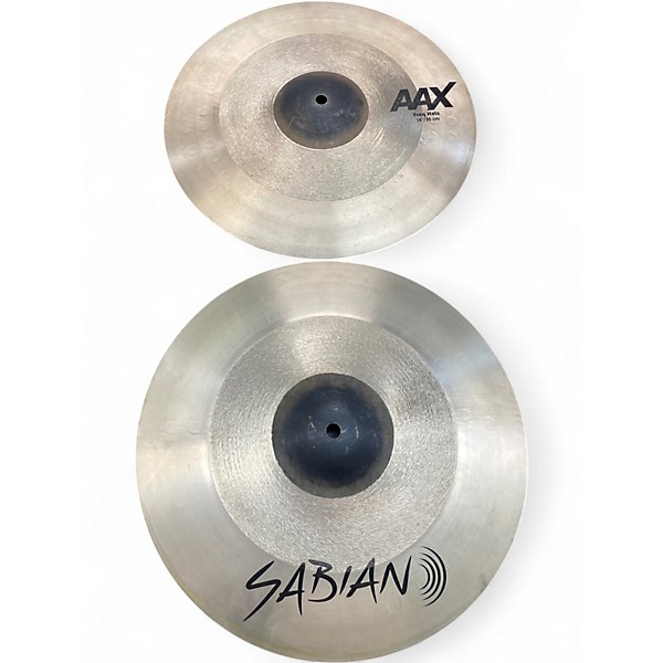 Used SABIAN 14in AAX Freq Hats Cymbal