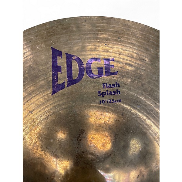 Used Zildjian 10in Edge Flash Splash Cymbal