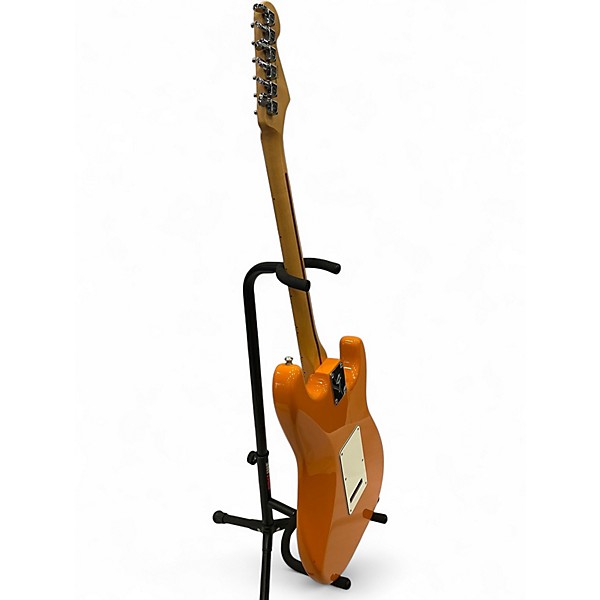 Used 2020 Fender Player Stratocaster Left Handed Capri Orange Solid Body Electric Guitar