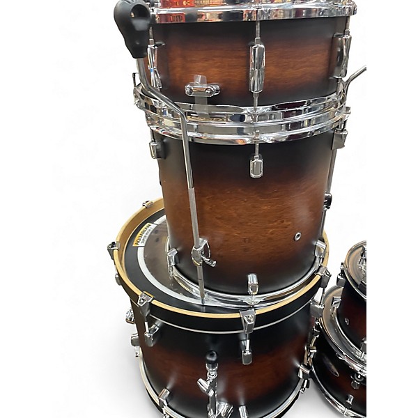 Used Pearl 6 Piece 6 Piece Decade Maple Shells Brown Drum Kit