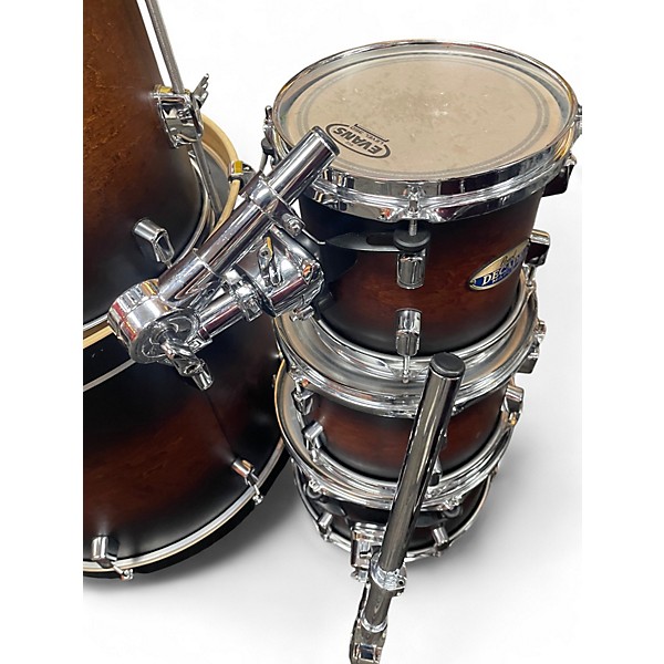 Used Pearl 6 Piece 6 Piece Decade Maple Shells Brown Drum Kit