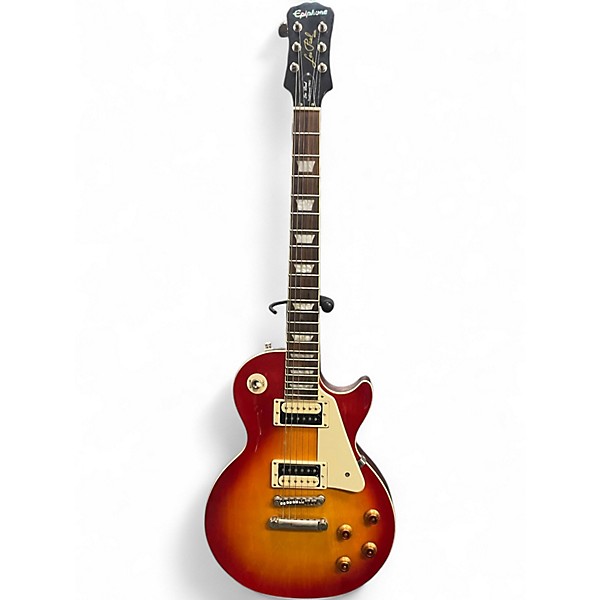 Used Epiphone Les Paul Traditional Pro Tobacco Sunburst Solid Body Electric Guitar