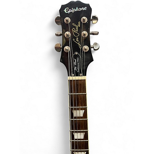 Used Epiphone Les Paul Traditional Pro Tobacco Sunburst Solid Body Electric Guitar