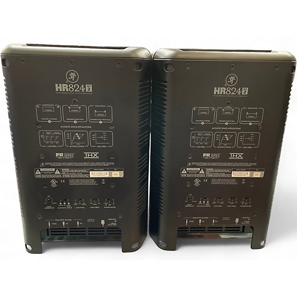 Used Mackie HR824 MKII Pair Powered Monitor