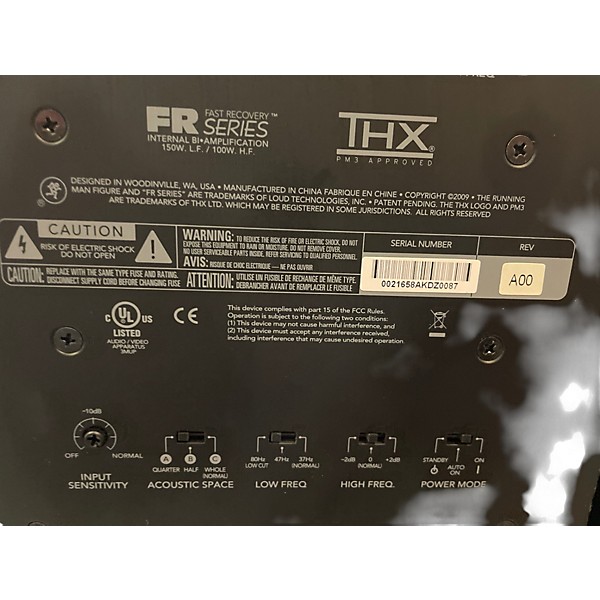 Used Mackie HR824 MKII Pair Powered Monitor