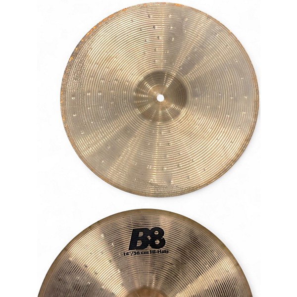 Used SABIAN 14in B8 Hi Hat Pair Cymbal