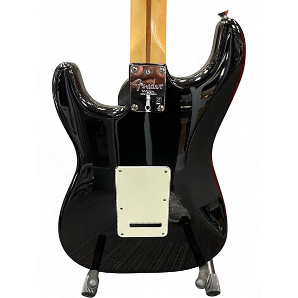 Used Fender American Standard Stratocaster HSS Black Solid Body Electric Guitar
